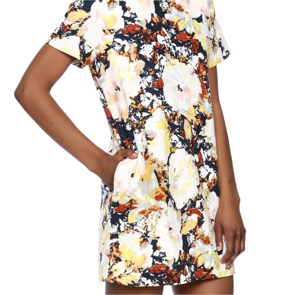 Anthropologie I. Madeline Floral Print Mini Dress Medium